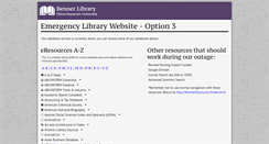 Desktop Screenshot of bennerlibrary.com