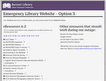 Tablet Screenshot of bennerlibrary.com